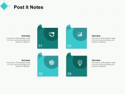 Post it notes education ppt powerpoint presentation summary graphics