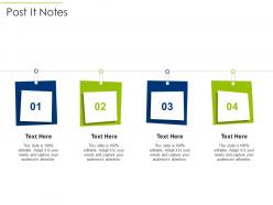Post it notes effective project planning to improve client communication ppt guidelines