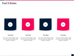Post it notes front series b investor funding elevator ppt download