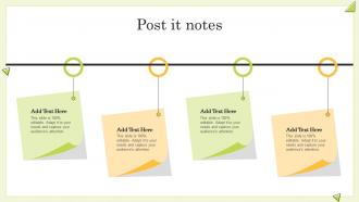 Post It Notes Guide To Perform Competitor Analysis For Businesses Ppt Ideas Graphics Download