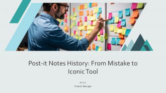 Post It Notes History From Mistake To Iconic Tool PPT Mockup AT Post It Notes History From Mistake To Iconic Tool PPT Mockup AT