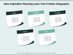 Post It Notes Infographic Information Inspiration Planning Product Development