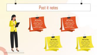 Post It Notes Introduction To Marketing Analytics Guide For Data Driven Decision Making MKT SS