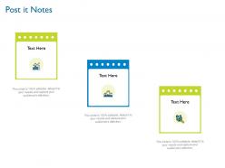 Post it notes investor pitch deck for hybrid financing ppt icons