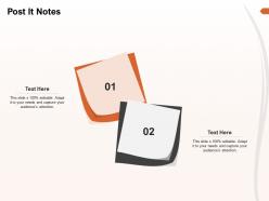 Post It Notes L1825 Ppt Powerpoint Presentation Outline Grid
