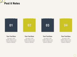 Post it notes l2176 ppt powerpoint presentation outline graphics