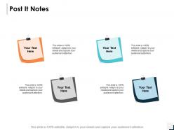 Post it notes management c355 ppt powerpoint presentation icon example introduction