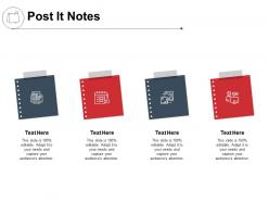 Post it notes management marketing k150 ppt powerpoint presentation background