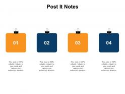 Post it notes marketing planning e236 ppt powerpoint presentation slides deck