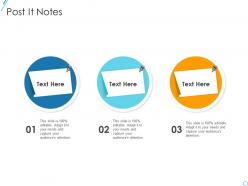 Post it notes marketing research scorecard example ppt file diagrams