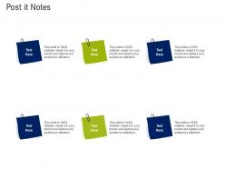 Post it notes mission and vision statement ppt guidelines