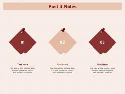 Post it notes n312 ppt powerpoint presentation design inspiration