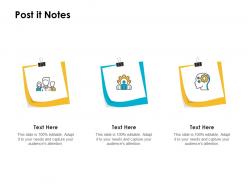 Post it notes planning l1205 ppt powerpoint presentation inspiration