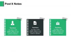 Post it notes planning marketing e407 ppt powerpoint presentation show example