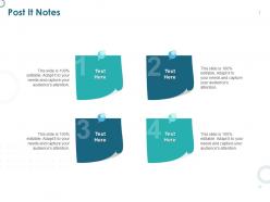 Post it notes ppt powerpoint presentation outline backgrounds