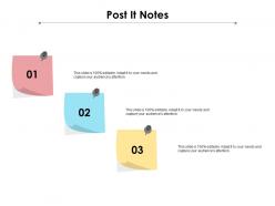 29234397 style variety 2 post-it 3 piece powerpoint presentation diagram infographic slide