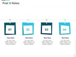 Post it notes private investor round funding ppt inspiration layouts