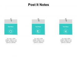 Post it notes process b254 ppt powerpoint presentation icon slides