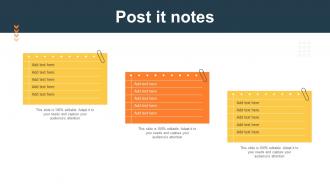 Post It Notes Procurement Risk Analysis For Supply Chain Management