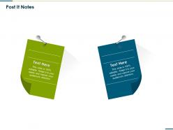 Post it notes raise funding from corporate round ppt diagrams