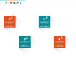 Post it notes raise seed financing from angel investors ppt infographic template aids