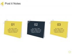 Post it notes retail positioning stp approach ppt powerpoint presentation infographic template graphics