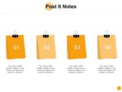 Post it notes sticks ppt powerpoint presentation ideas design templates