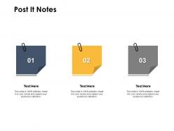 Post it notes sticks ppt powerpoint presentation ideas example file