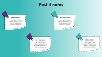 Post It Notes Strategic Healthcare Marketing Plan To Improve Patient Acquisition Strategy SS