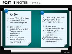 Post it notes style 1 powerpoint presentation slides db ppt 2