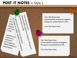 37627663 style variety 2 post-it 1 piece powerpoint presentation diagram infographic slide