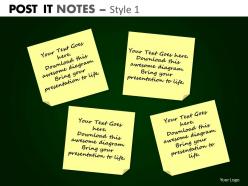 Post it notes style 1 powerpoint presentation slides db ppt 7
