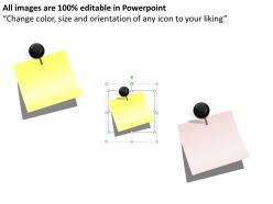 Post it notes style 3 powerpoint presentation slides