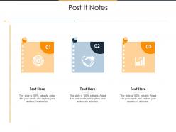 Post it notes supply chain inventory optimization ppt file layout