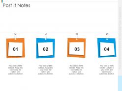 Post it notes tools recommendations increasing people engagement ppt summary outfit