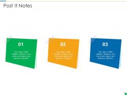 Post it notes waste disposal and recycling management ppt powerpoint presentation layouts