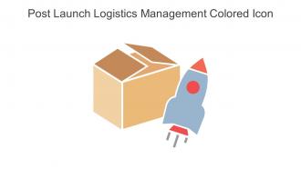 Post Launch Logistics Management Colored Icon In Powerpoint Pptx Png And Editable Eps Format