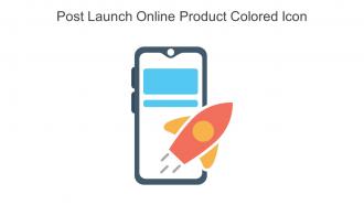 Post Launch Online Product Colored Icon In Powerpoint Pptx Png And Editable Eps Format