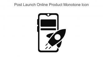 Post Launch Online Product Monotone Icon In Powerpoint Pptx Png And Editable Eps Format
