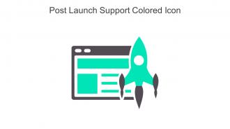 Post Launch Support Colored Icon In Powerpoint Pptx Png And Editable Eps Format
