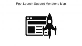 Post Launch Support Monotone Icon In Powerpoint Pptx Png And Editable Eps Format
