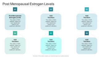 Post Menopausal Estrogen Levels In Powerpoint And Google Slides Cpb