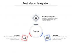 Post merger integration ppt powerpoint presentation portfolio gridlines cpb