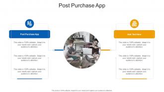 Post Purchase App In Powerpoint And Google Slides Cpb