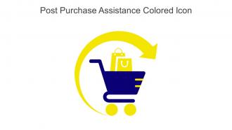 Post Purchase Assistance Colored Icon In Powerpoint Pptx Png And Editable Eps Format