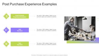 Post Purchase Experience Examples In Powerpoint And Google Slides Cpb