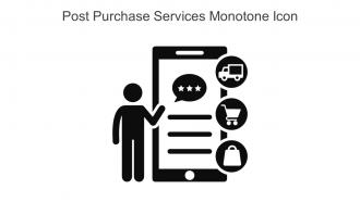 Post Purchase Services Monotone Icon In Powerpoint Pptx Png And Editable Eps Format