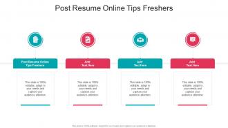 Post Resume Online Tips Freshers In Powerpoint And Google Slides Cpb