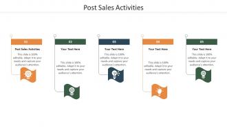 Post Sales Activities Ppt Powerpoint Presentation Model Mockup Cpb