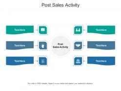 Post sales activity ppt powerpoint presentation summary maker cpb
